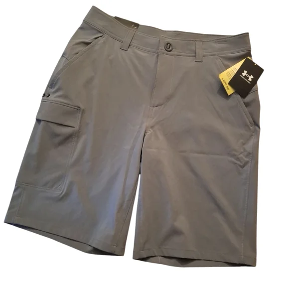 Under Armour Men's Gray Cargo Shorts - Picture 1 of 5